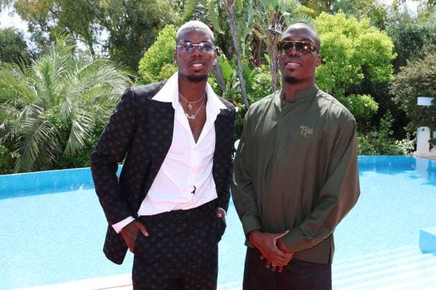 Cannes - Paul Pogba at Villa Forbes JD Paul Pogba and Florentin Pogba posing at Villa Forbes during the 78th annual Cannes Film Festival at Palais des Festivals on May 21, 2025 in Cannes, France. Photo by Jerome Domine ABACAPRESS.COM Cannes France  Copyright: xDominexJerome ABACAx