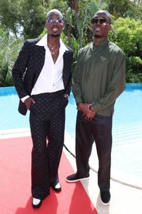 Cannes - Paul Pogba at Villa Forbes JD Paul Pogba and Florentin Pogba posing at Villa Forbes during the 78th annual Cannes Film Festival at Palais des Festivals on May 21, 2025 in Cannes, France. Photo by Jerome Domine ABACAPRESS.COM Cannes France  Copyright: xDominexJerome ABACAx