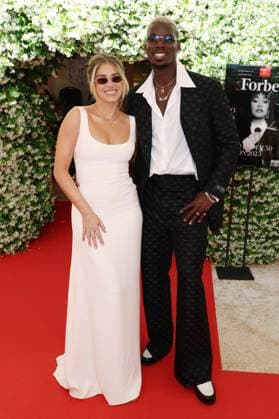 Cannes - Paul Pogba at Villa Forbes JD Paul Pogba and his wife Zulay Pogba posing at Villa Forbes during the 78th annual Cannes Film Festival at Palais des Festivals on May 21, 2025 in Cannes, France. Photo by Jerome Domine ABACAPRESS.COM Cannes France  Copyright: xDominexJerome ABACAx