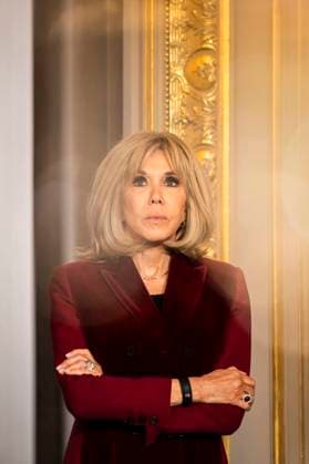 Non Au Harcelement Awards Ceremony - Paris Brigitte Macron attends the No to Bullying award ceremony at the Elysee Palace in Paris, France, 21 May 2025. France s Ministry of National Education organizes each year the Non au harcelement (No to Bullying) contest in schools to raise awareness and promote values such as kindness and inclusion. Photo by Eliot Blondet ABACAPRESS.COM Paris France France  Copyright: xBlondetxEliot ABACAx