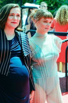 Carla Simon and Llucia Garcia at the premiere of the feature film Romeriua at the Festival de Cannes 2025 78 Cannes International Film Festival at the Palais des Festivals Cannes, 21 05 2025 Foto:xD.xBedrosianx xFuturexImagex romaria_5506