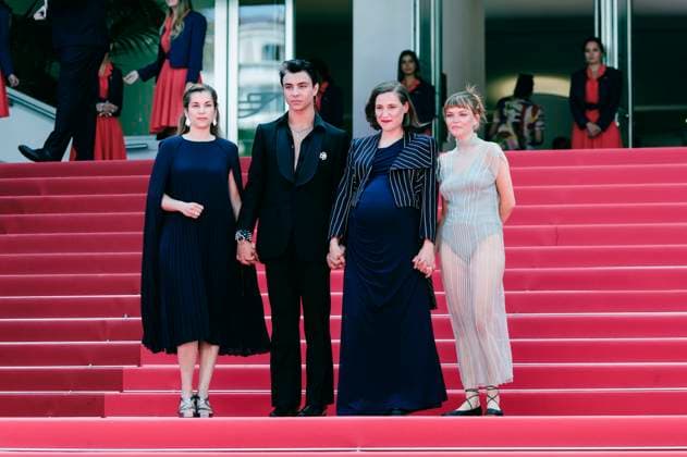 Maria Zamora, Mitch Martin, Carla Simon and Llucia Garcia at the premiere of the feature film Romeriua at the Festival de Cannes 2025 78 Cannes International Film Festival at the Palais des Festivals Cannes, 21 05 2025 Foto:xD.xBedrosianx xFuturexImagex romaria_5509