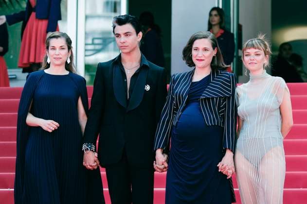 Maria Zamora, Mitch Martin, Carla Simon and Llucia Garcia at the premiere of the feature film Romeriua at the Festival de Cannes 2025 78 Cannes International Film Festival at the Palais des Festivals Cannes, 21 05 2025 Foto:xD.xBedrosianx xFuturexImagex romaria_5510