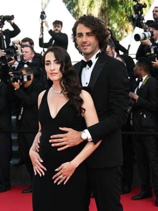 Cannes, France: Cannes, 78th Cannes Film Festival 2025 - Evening 9, Red Carpet of the Film The History of Sound. In the photo Chiara Bontempi and Gianmarco Tamberi Cannes  - ZUMAp169 20250521_zea_p169_1078 Copyright: xSimonexComix