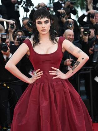 Cannes, France: Cannes, 78th Cannes Film Festival 2025 - Evening 9, Red Carpet of the Film The History of Sound. In the photo Cara Delevingne Cannes  - ZUMAp169 20250521_zea_p169_1160 Copyright: xSimonexComix
