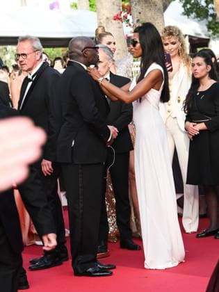 Cannes, France: Cannes, 78th Cannes Film Festival 2025 - Evening 9, Red Carpet of the Film The History of Sound. In the photo Edward Enninful, Naomi Campbell Cannes  - ZUMAp169 20250521_zea_p169_1273 Copyright: xSimonexComix