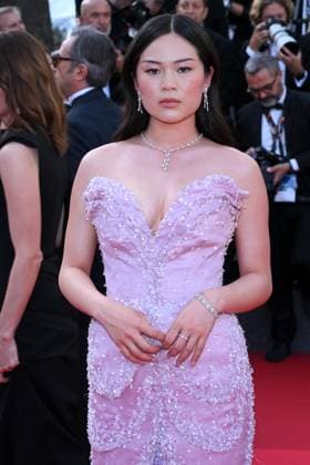 Cannes, France: Cannes, 78th Cannes Film Festival 2025 - Evening 9 - Red Carpet of the film The History of Sound In the photo: Olivia Yang Cannes France  - ZUMAp169 20250521_zea_p169_1231 Copyright: xTerenghi Ipax