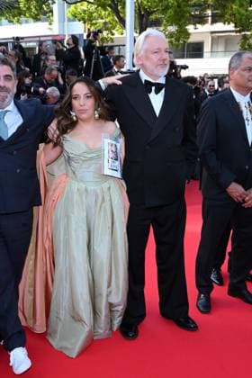 Cannes, 78th Cannes Film Festival 2025 - Evening 9 - Red Carpet of the film The History of Sound In the photo: Julian Assange, Stella Assange  Copyright: xTerenghi Ipax xipa-agency.netx xPoolxPhotoxEventsx05x IPA_Agency_IPA58043008