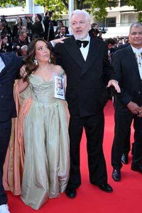 Cannes, 78th Cannes Film Festival 2025 - Evening 9 - Red Carpet of the film The History of Sound In the photo: Julian Assange, Stella Assange  Copyright: xTerenghi Ipax xipa-agency.netx xPoolxPhotoxEventsx05x IPA_Agency_IPA58043021