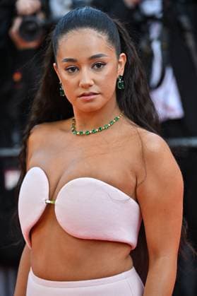Cannes The History Of Sound Screening JR Lena Mahfouf Situations attending the screening of The History Of Sound at 78th Cannes Film Festival in Cannes, France on May, 13, 2025. Photo by Julien Reynaud APS-Medias ABACAPRESS.COM Cannes France  Copyright: xReynaudxJulien APS-Medias ABACAx