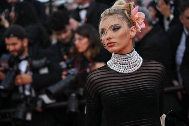Cannes The History Of Sound Screening JR Elsa Hosk attending the screening of The History Of Sound at 78th Cannes Film Festival in Cannes, France on May, 13, 2025. Photo by Julien Reynaud APS-Medias ABACAPRESS.COM Cannes France  Copyright: xReynaudxJulien APS-Medias ABACAx