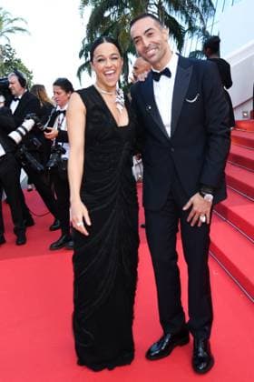 Cannes The History Of Sound Premiere AM Michelle Rodriguez and Mohammed Al Turki attending The History Of Sound Premiere in Cannes, France on May 21, 2025 as part of the 78th Cannes Film Festival. Photo by Aurore Marechal ABACAPRESS.COM Cannes France  Copyright: xMarechalxAurore ABACAx