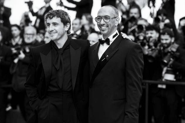 78eme Festival International du Film de Cannes Montée des marches du film The history of sound 78th International Cannes Film Festival Red carpet for The history of sound movie 444874 2025 05 21 Cannes France Mescal, Paul Hermanus, Oliver  Copyright: xEstellexCarlierx xStarfacex STAR_444874_060