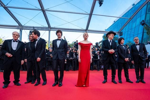 78eme Festival International du Film de Cannes Montée des marches du film The history of sound 78th International Cannes Film Festival Red carpet for The history of sound movie 444874 2025 05 21 Cannes France Tereszkiewicz, Nadia Reilly, John C Del Brocco, Paolo Lo, Alex C Borghi, Alessandro Garko, Gianni  Copyright: xEstellexCarlierx xStarfacex STAR_444874_078