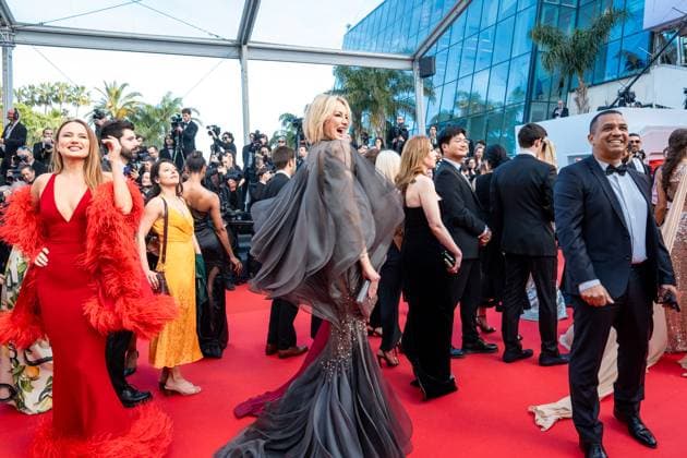 Entertainment Bilder des Tages 78eme Festival International du Film de Cannes Montée des marches du film The history of sound 78th International Cannes Film Festival Red carpet for The history of sound movie 444874 2025 05 21 Cannes France Karembeu, Adriana  Copyright: xEstellexCarlierx xStarfacex STAR_444874_081