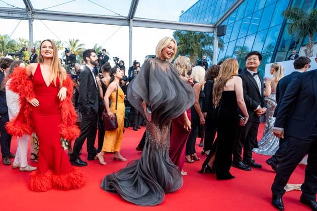78eme Festival International du Film de Cannes Montée des marches du film The history of sound 78th International Cannes Film Festival Red carpet for The history of sound movie 444874 2025 05 21 Cannes France Karembeu, Adriana  Copyright: xEstellexCarlierx xStarfacex STAR_444874_082