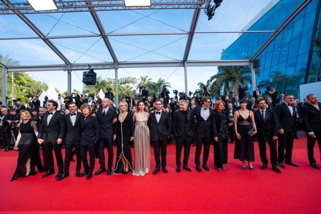 78eme Festival International du Film de Cannes Montée des marches du film The history of sound 78th International Cannes Film Festival Red carpet for The history of sound movie 444874 2025 05 21 Cannes France Célarié, Clémentine Thierry, Mélanie Lutz, Alex Auvergne, Alexandre  Copyright: xEstellexCarlierx xStarfacex STAR_444874_084