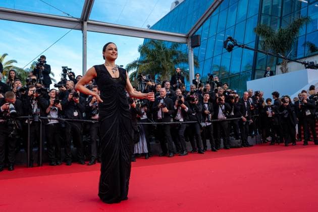 78eme Festival International du Film de Cannes Montée des marches du film The history of sound 78th International Cannes Film Festival Red carpet for The history of sound movie 444874 2025 05 21 Cannes France Rodriguez, Michelle  Copyright: xEstellexCarlierx xStarfacex STAR_444874_085