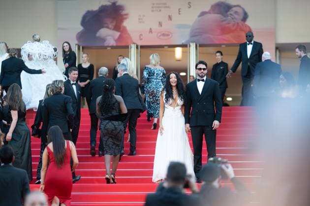 78eme Festival International du Film de Cannes Montée des marches du film The history of sound 78th International Cannes Film Festival Red carpet for The history of sound movie 444874 2025 05 21 Cannes France Benattia, Nabilla Vergara, Thomas Secret Story  Copyright: xEstellexCarlierx xStarfacex STAR_444874_100
