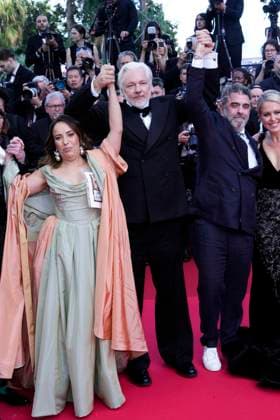 The History Of Sound Red Carpet - The 78th Annual Cannes Film Festival Julian Assange and Stella Assange attends the The History Of Sound red carpet at the 78th annual Cannes Film Festival at Palais des Festivals on May 21, 2025 in Cannes, France. Cannes France  Copyright: xDanielexCifalÃ x originalFilename: cifala-notitle250521_npTSj.jpg