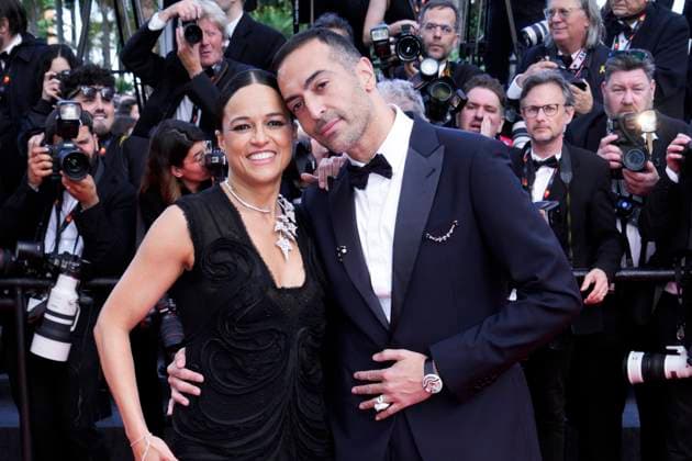 The History Of Sound Red Carpet - The 78th Annual Cannes Film Festival Michelle Rodriguez and Mohammed Al Turki attends the The History Of Sound red carpet at the 78th annual Cannes Film Festival at Palais des Festivals on May 21, 2025 in Cannes, France. Cannes France  Copyright: xDanielexCifalÃ x originalFilename: cifala-notitle250521_npAQK.jpg