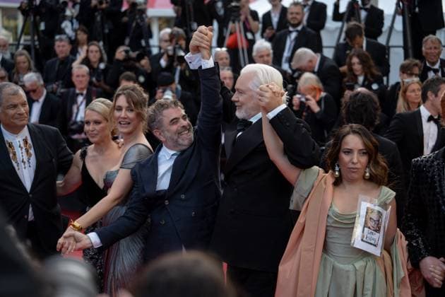 The History Of Sound Red Carpet - The 78th Annual Cannes Film Festival Alessandro Borghi attends the The History Of Sound red carpet at the 78th annual Cannes Film Festival at Palais des Festivals in Cannes, France, on May 21, 2025. Cannes France  Copyright: xLucaxCarlinox originalFilename: carlino-notitle250521_npHlB.jpg