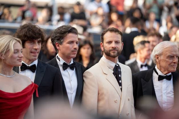 The History Of Sound Red Carpet - The 78th Annual Cannes Film Festival Alessandro Borghi attends the The History Of Sound red carpet at the 78th annual Cannes Film Festival at Palais des Festivals in Cannes, France, on May 21, 2025. Cannes France  Copyright: xLucaxCarlinox originalFilename: carlino-notitle250521_npiMX.jpg