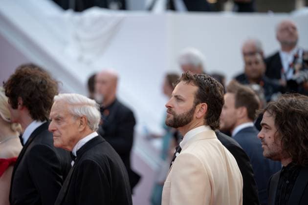 The History Of Sound Red Carpet - The 78th Annual Cannes Film Festival Alessandro Borghi attends the The History Of Sound red carpet at the 78th annual Cannes Film Festival at Palais des Festivals in Cannes, France, on May 21, 2025. Cannes France  Copyright: xLucaxCarlinox originalFilename: carlino-notitle250521_npQLr.jpg