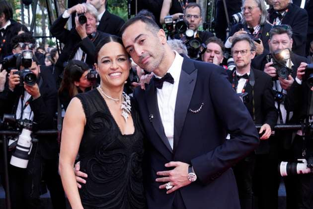 The History Of Sound Red Carpet - The 78th Annual Cannes Film Festival Michelle Rodriguez and Mohammed Al Turki attends the The History Of Sound red carpet at the 78th annual Cannes Film Festival at Palais des Festivals on May 21, 2025 in Cannes, France. Cannes France  Copyright: xDanielexCifalÃ x originalFilename: cifala-notitle250521_npb4B.jpg
