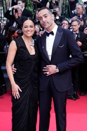 The History Of Sound Red Carpet - The 78th Annual Cannes Film Festival Michelle Rodriguez and Mohammed Al Turki attends the The History Of Sound red carpet at the 78th annual Cannes Film Festival at Palais des Festivals on May 21, 2025 in Cannes, France. Cannes France  Copyright: xDanielexCifalÃ x originalFilename: cifala-notitle250521_npr30.jpg