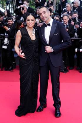 The History Of Sound Red Carpet - The 78th Annual Cannes Film Festival Michelle Rodriguez and Mohammed Al Turki attends the The History Of Sound red carpet at the 78th annual Cannes Film Festival at Palais des Festivals on May 21, 2025 in Cannes, France. Cannes France  Copyright: xDanielexCifalÃ x originalFilename: cifala-notitle250521_npYvD.jpg