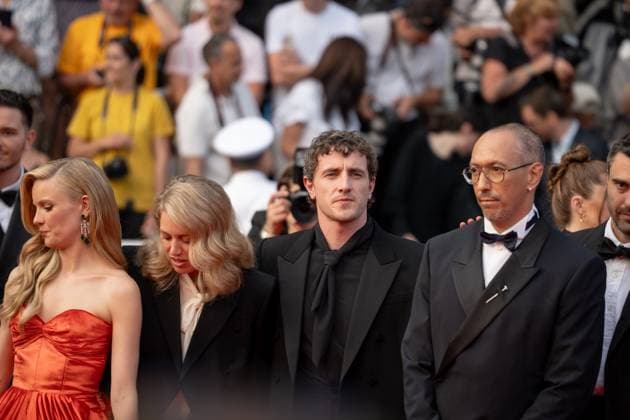 The History Of Sound Red Carpet - The 78th Annual Cannes Film Festival Paul Mescal attends the The History Of Sound red carpet at the 78th annual Cannes Film Festival at Palais des Festivals in Cannes, France, on May 21, 2025. Cannes France  Copyright: xLucaxCarlinox originalFilename: carlino-notitle250521_npHRf.jpg