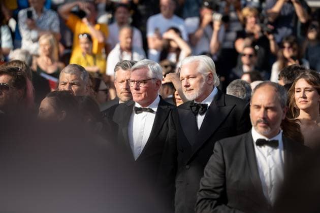 The History Of Sound Red Carpet - The 78th Annual Cannes Film Festival Julian Assange attends the The History Of Sound red carpet at the 78th annual Cannes Film Festival at Palais des Festivals in Cannes, France, on May 21, 2025. Cannes France  Copyright: xLucaxCarlinox originalFilename: carlino-notitle250521_nplj6.jpg