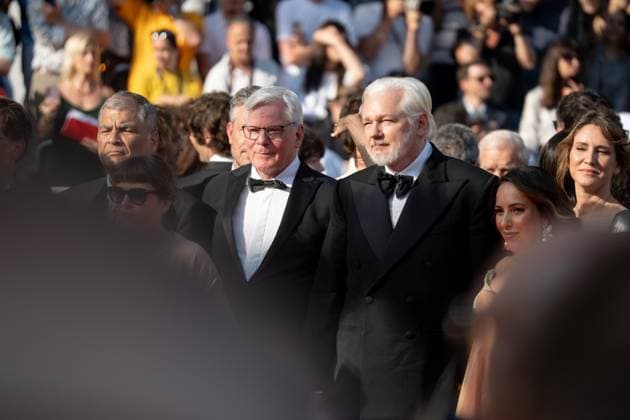 The History Of Sound Red Carpet - The 78th Annual Cannes Film Festival Julian Assange attends the The History Of Sound red carpet at the 78th annual Cannes Film Festival at Palais des Festivals in Cannes, France, on May 21, 2025. Cannes France  Copyright: xLucaxCarlinox originalFilename: carlino-notitle250521_npspb.jpg
