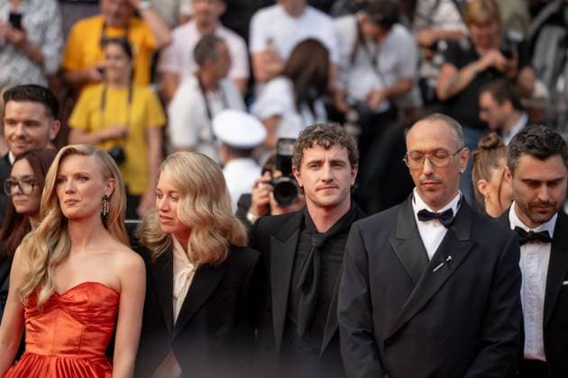 The History Of Sound Red Carpet - The 78th Annual Cannes Film Festival Paul Mescal attends the The History Of Sound red carpet at the 78th annual Cannes Film Festival at Palais des Festivals in Cannes, France, on May 21, 2025. Cannes France  Copyright: xLucaxCarlinox originalFilename: carlino-notitle250521_npSpn.jpg