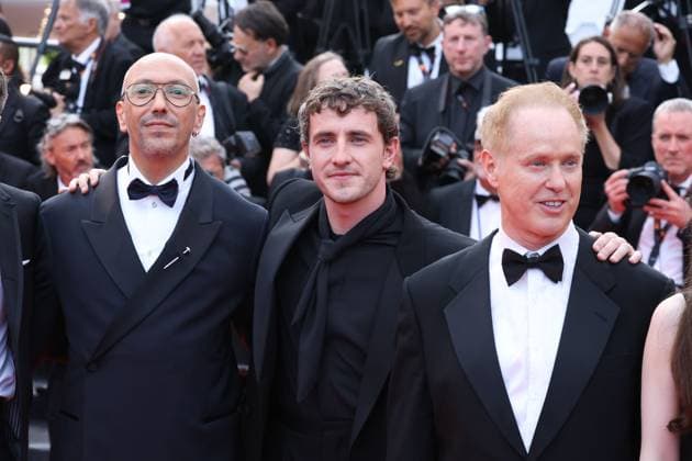 The History of Sound red carpet in Cannes Oliver Hermanus Paul Mescal, Raphael Sbarge during the The History of Sound premiere during the The History of Sound premiere 78th Cannes Film Festival, France on 21 May 2025. CAP GOL GOL Cannes CÃ te d Azur France Copyright: xRickxGold CapitalxPicturesx