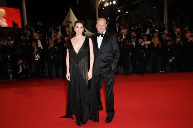 Affeksjonsverdi (Sentimental Value) Red Carpet at the 78th Annual Cannes Film Festival Inga Ibsdotter Lilleaas, Stellan Skarsgard - Affeksjonsverdi (Sentimental Value) Red Carpet at the 78th Annual Cannes Film Festival in Cannes, France on May 21, 2025.  Copyright: x Chassery+Courdjix
