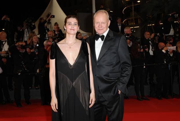 Affeksjonsverdi (Sentimental Value) Red Carpet at the 78th Annual Cannes Film Festival Inga Ibsdotter Lilleaas, Stellan Skarsgard - Affeksjonsverdi (Sentimental Value) Red Carpet at the 78th Annual Cannes Film Festival in Cannes, France on May 21, 2025.  Copyright: x Chassery+Courdjix