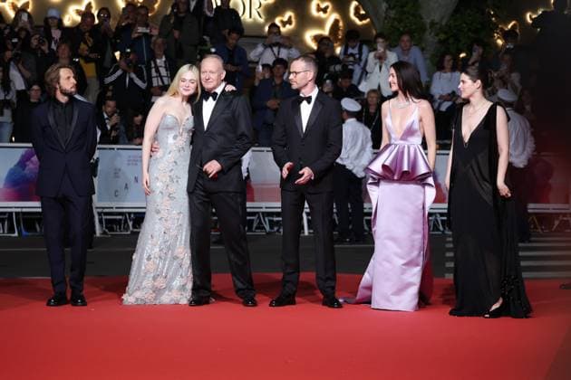Affeksjonsverdi (Sentimental Value) Red Carpet at the 78th Annual Cannes Film Festival NathanaÃ«l Karmitz, Elle Fanning, Inga Ibsdotter Lilleaas, Renate Reinsve, Stellan Skarsgard, Joachim Trier and Eskil Vogt - Affeksjonsverdi (Sentimental Value) Red Carpet at the 78th Annual Cannes Film Festival in Cannes, France on May 21, 2025.  Copyright: x Chassery+Courdjix