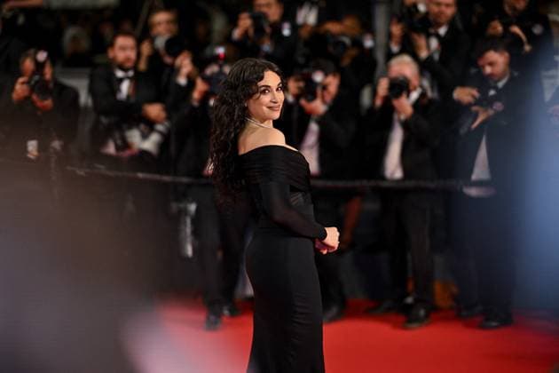 Cannes Sentimental Value Screening JR Camelia Jordana attending the screening of Sentimental Value at 78th Cannes Film Festival in Cannes, France on May, 21, 2025. Photo by Julien Reynaud APS-Medias ABACAPRESS.COM Cannes France  Copyright: xReynaudxJulien APS-Medias ABACAx