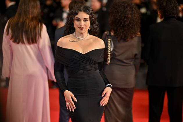 Cannes Sentimental Value Screening JR Camelia Jordana attending the screening of Sentimental Value at 78th Cannes Film Festival in Cannes, France on May, 21, 2025. Photo by Julien Reynaud APS-Medias ABACAPRESS.COM Cannes France  Copyright: xReynaudxJulien APS-Medias ABACAx