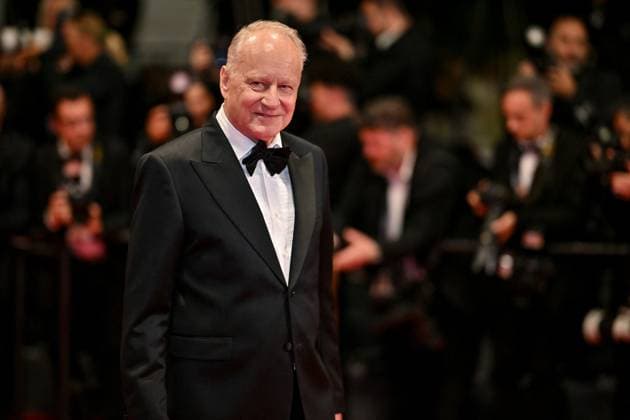 Cannes Sentimental Value Screening JR Stellan Skarsgard attending the screening of Sentimental Value at 78th Cannes Film Festival in Cannes, France on May, 21, 2025. Photo by Julien Reynaud APS-Medias ABACAPRESS.COM Cannes France  Copyright: xReynaudxJulien APS-Medias ABACAx