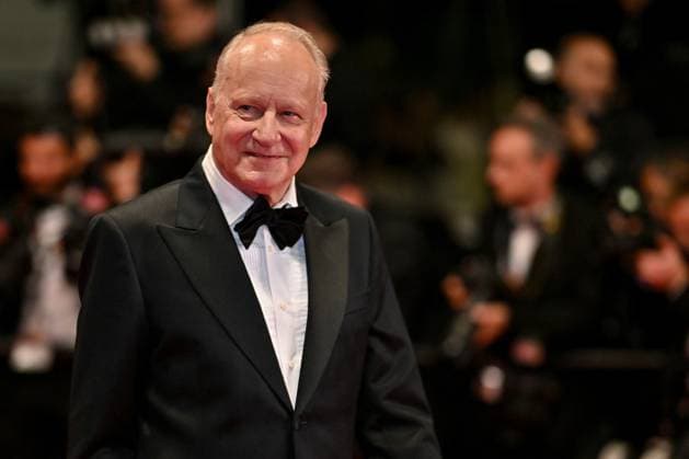 Cannes Sentimental Value Screening JR Stellan Skarsgard attending the screening of Sentimental Value at 78th Cannes Film Festival in Cannes, France on May, 21, 2025. Photo by Julien Reynaud APS-Medias ABACAPRESS.COM Cannes France  Copyright: xReynaudxJulien APS-Medias ABACAx