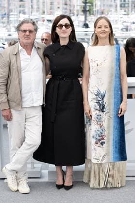 Cannes - Vie Privee photocall DN Daniel Auteuil, Rebecca Zlotowski and Jodie Foster pose during the Vie Privee (A Private Life) photocall at the 78th annual Cannes Film Festival at Palais des Festivals on May 21, 2025 in Cannes, France. Photo by David NIVIERE ABACAPRESS.COM CANNES France  Copyright: xNivierexDavid ABACAPRESS.COMx