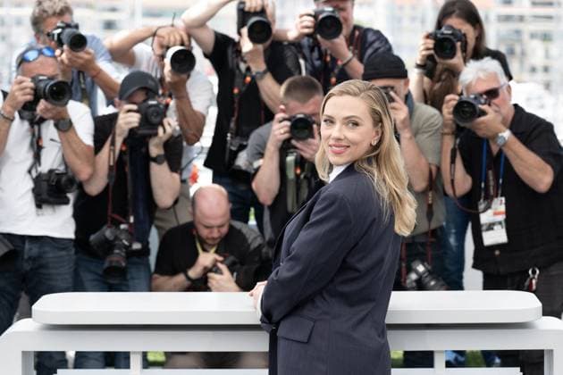 Cannes - Eleanor The Great photocall DN Scarlett Johansson poses during the Eleanor The Great photocall at the 78th annual Cannes Film Festival at Palais des Festivals on May 21, 2025 in Cannes, France. Photo by David NIVIERE ABACAPRESS.COM CANNES France  Copyright: xNivierexDavid ABACAPRESS.COMx