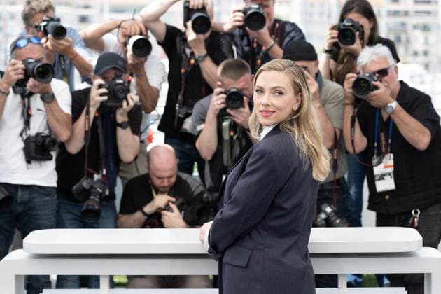 Cannes - Eleanor The Great photocall DN Scarlett Johansson poses during the Eleanor The Great photocall at the 78th annual Cannes Film Festival at Palais des Festivals on May 21, 2025 in Cannes, France. Photo by David NIVIERE ABACAPRESS.COM CANNES France  Copyright: xNivierexDavid ABACAPRESS.COMx