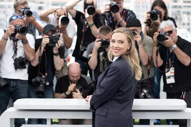 Cannes - Eleanor The Great photocall DN Scarlett Johansson poses during the Eleanor The Great photocall at the 78th annual Cannes Film Festival at Palais des Festivals on May 21, 2025 in Cannes, France. Photo by David NIVIERE ABACAPRESS.COM CANNES France  Copyright: xNivierexDavid ABACAPRESS.COMx
