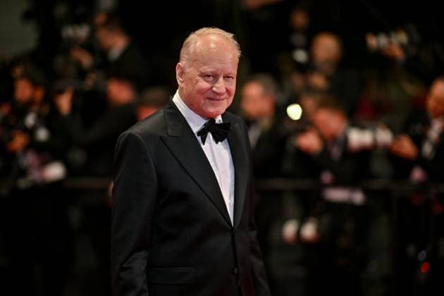 Cannes Sentimental Value Screening JR Stellan Skarsgard attending the screening of Sentimental Value at 78th Cannes Film Festival in Cannes, France on May, 21, 2025. Photo by Julien Reynaud APS-Medias ABACAPRESS.COM Cannes France  Copyright: xReynaudxJulien APS-Medias ABACAx