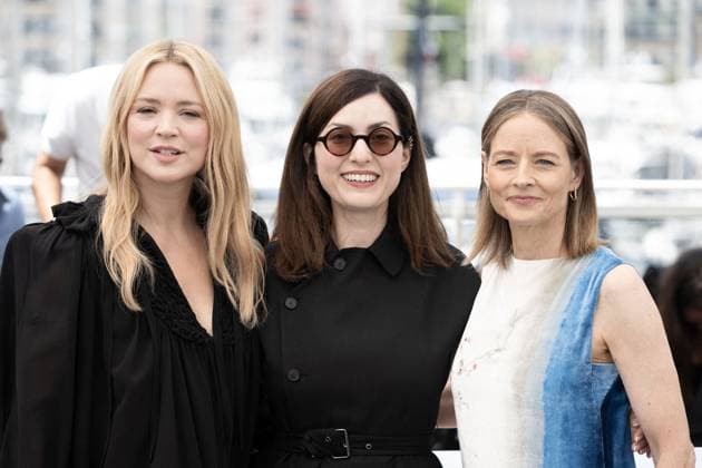 Cannes - Vie Privee photocall DN Daniel Auteuil, Rebecca Zlotowski and Jodie Foster pose during the Vie Privee (A Private Life) photocall at the 78th annual Cannes Film Festival at Palais des Festivals on May 21, 2025 in Cannes, France. Photo by David NIVIERE ABACAPRESS.COM CANNES France  Copyright: xNivierexDavid ABACAPRESS.COMx