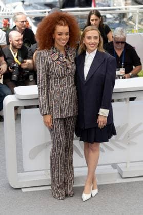 Eleanor The Great , Photocall in Cannes, 21 05 2025 Cannes, France 21 5 2024 Erin Kellyman, Scarlett Johansson during the photocall for Eleanor The Great during the 78 Cannes International Film Festival The film festival takes place from May 13 to 24, 2025 Cannes Palais des Festivals et des Congres Provence Alpes Cote d Azur France Copyright: xChristianxEnderx